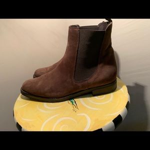 Manolo Blahnik Genuine Suede Booties